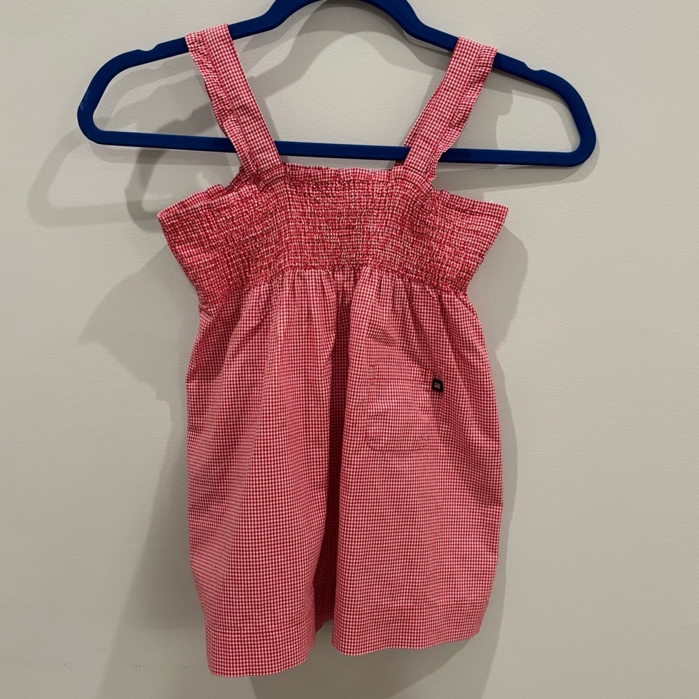 Ralph Lauren Red Gingham Girls Dress